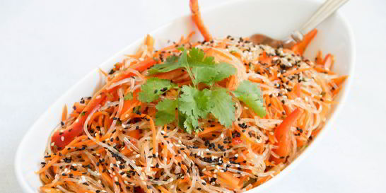 Корейский салат с фунчозой