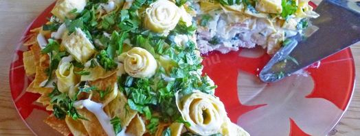 нежность салат классический. Шаг 22