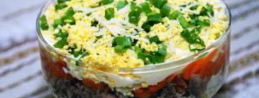 простой рыбный салат из сардины. Шаг 6