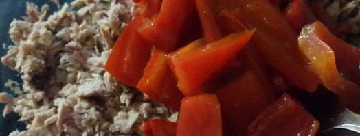 простой рыбный салат с булгуром. Шаг 2