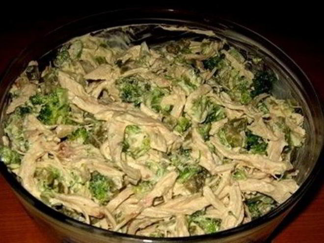 Рецепт салата 90-60-90 с брокколи