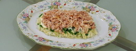 салат ананас. Шаг 3