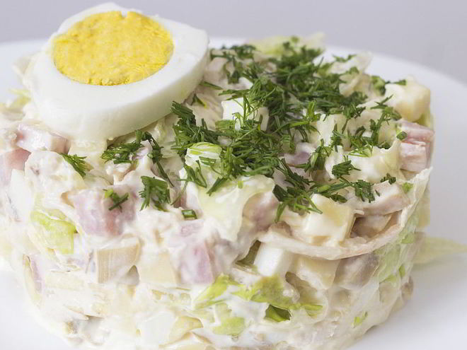 Рецепт салата итальянского с шампиньонами