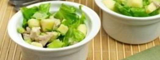 салат из авокадо с грушей и сыром. Шаг 3