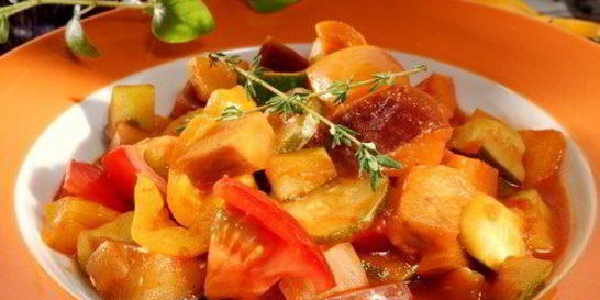 Салат из баклажанов и цукини Заалук