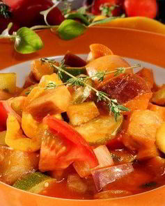 Салат из баклажанов и цукини Заалук