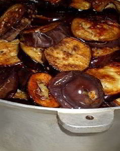 Салат из баклажанов с крекерами