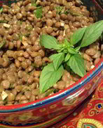 Салат из чечевицы