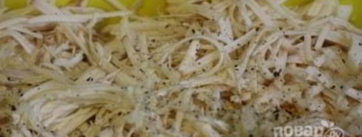 салат из колбасного сыра брутальный. Шаг 3