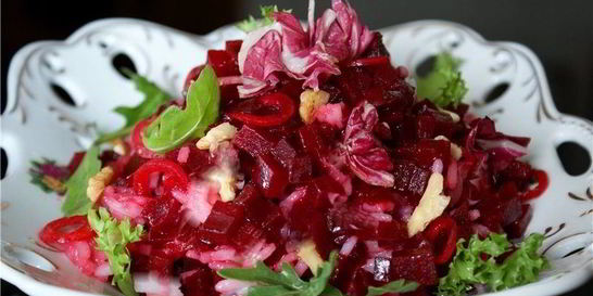 Салат из красной свеклы