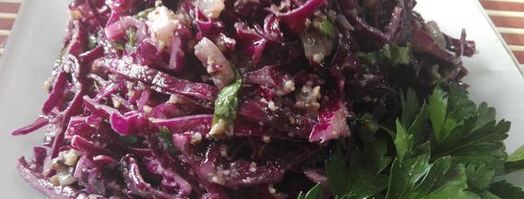 салат из краснокочанной капусты по-грузински. Шаг 6