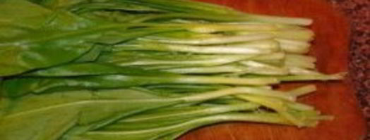 салат из листьев чеснока. Шаг 3
