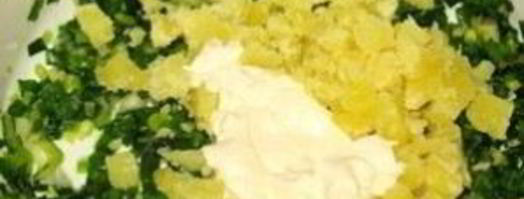 салат из листьев чеснока. Шаг 7