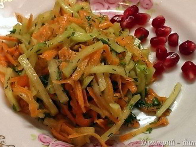 Рецепт салата из маргеланской редьки