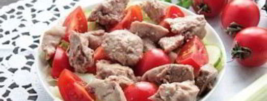 салат из печени трески с яйцом. Шаг 7