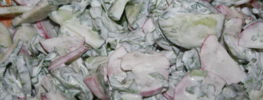 салат из редиса с его же ботвой. Шаг 5