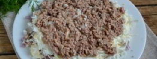 салат из сайры. Шаг 7