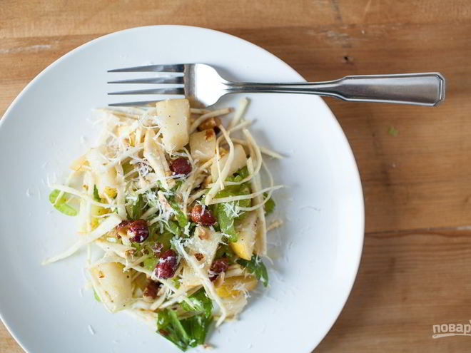 Рецепт салата из сельдерея корневого