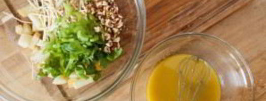 салат из сельдерея корневого. Шаг 4