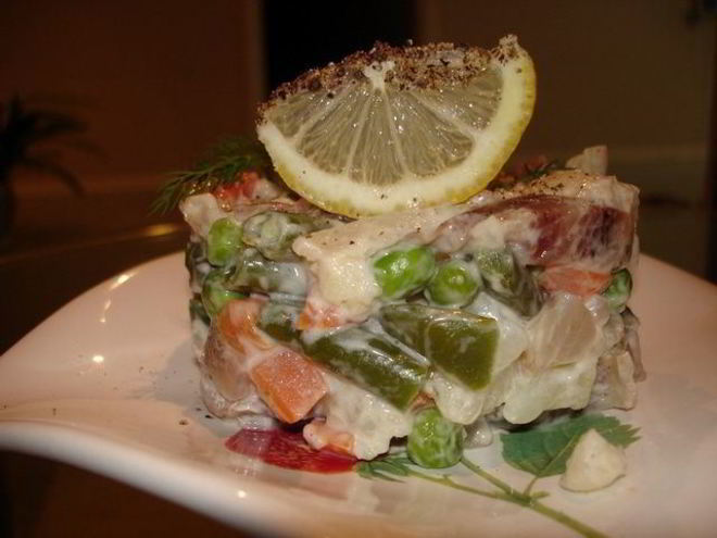 Рецепт салата из сельди