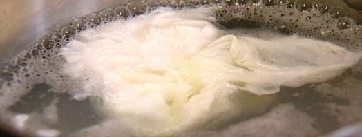 салат из цикория с копченой рыбой и яйцом. Шаг 7