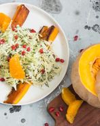 Салат из тыквы с пекинской капустой