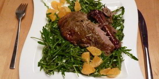 Салат к запеченной утке