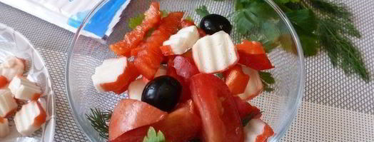 салат-коктейль теплое красное море. Шаг 6