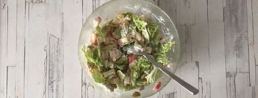 салат краски. Шаг 8