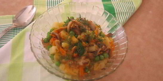 Салат Лесная опушка