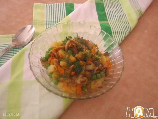 Рецепт салата лесная опушка