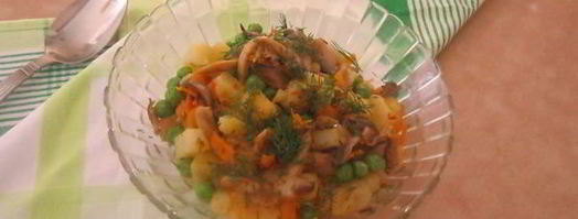 салат лесная опушка. Шаг 5