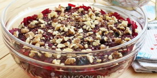 Салат Любовница со свеклой и морковью