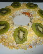 Салат Малахитовый браслет с киви