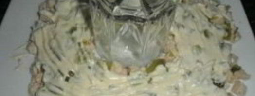 салат малахитовый браслет с киви. Шаг 4