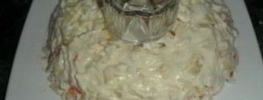 салат малахитовый браслет с киви. Шаг 7