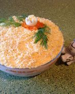 Салат Мимоза с сайрой