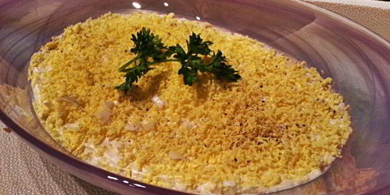 Салат Мимоза с тунцом