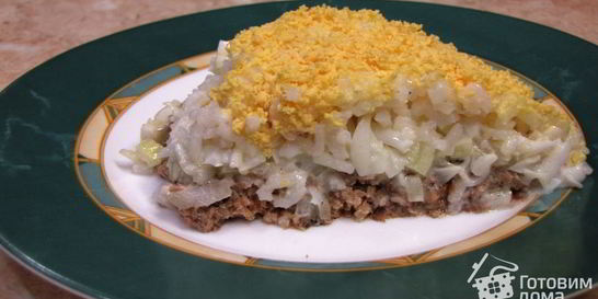 Салат Мимоза