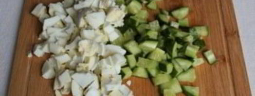 салат московский. Шаг 2