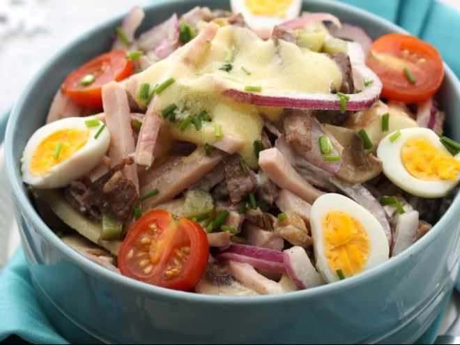 Рецепт салата мясного