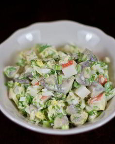 Салат Новогоднее лукошко