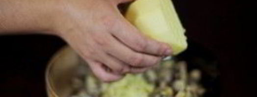 салат новогоднее лукошко. Шаг 4