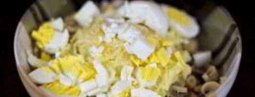 салат новогоднее лукошко. Шаг 5