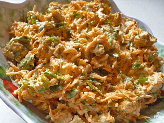 Рецепт салата обожайка