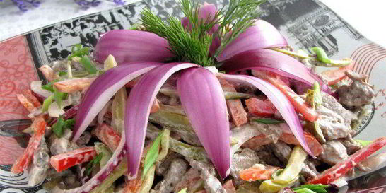 Салат по-строгановски