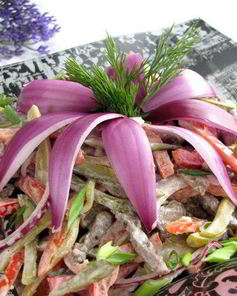 Салат по-строгановски