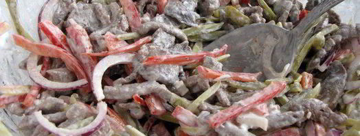 салат по-строгановски. Шаг 8