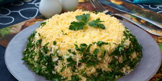 Салат Грибы под шубой