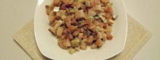 салат селедка под шубой. Шаг 2